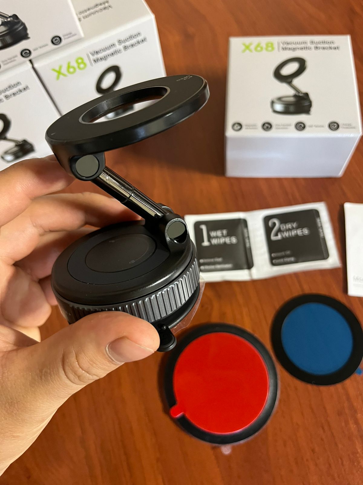 Soporte Magnético 360° , succión al vacío