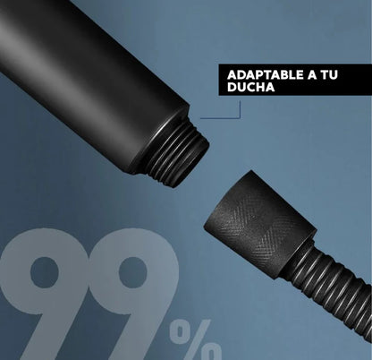 Ducha de Alta Presión con 3 Modos de Rociado y Filtros