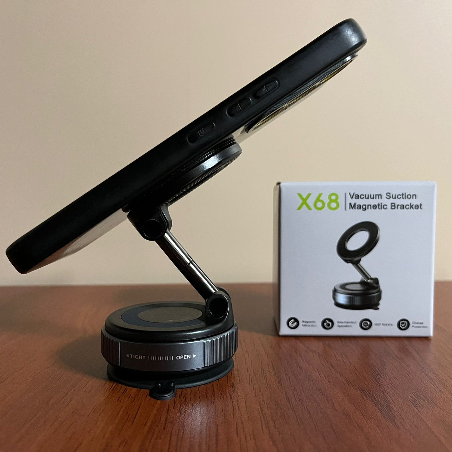 Soporte Magnético 360° , succión al vacío