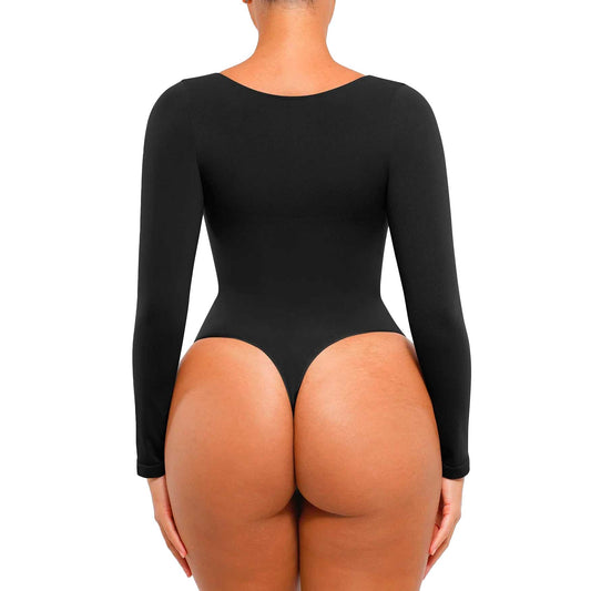 Body Shaper manga larga (estilo tanga)
